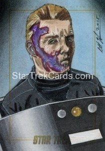 Star Trek The Original Series 50th Anniversary Trading Card Sketch Scott Houseman Alternate