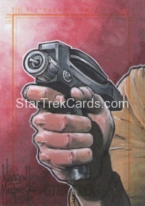 Star Trek The Original Series 50th Anniversary Trading Card Sketch Warren Martineck Alternate