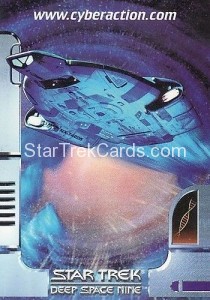 Star Trek The CyberAction Collective Trading Card Promotional Card USS Defiant