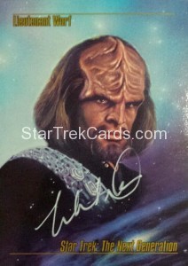 Aftermarket Autograph Trading Card Michael Dorn