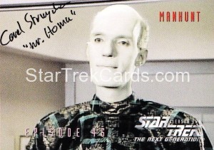 Aftermarket Autographed Card Carel Struycken