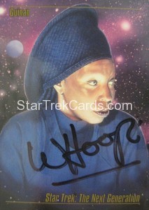 Aftermarket Autographed Card Whoopi Goldberg