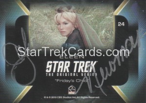 Aftermarket Star Trek Autograph Julie Newmar Back