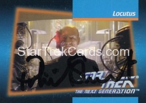 Aftermarket autograph trading card Patrick Stewart