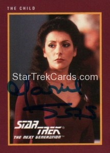 Star Trek Aftermarket Autograph Marina Sirtis