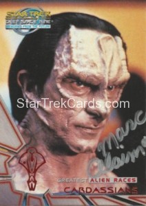 Star Trek Aftermarket Autograph Trading Card Marc Alaimo