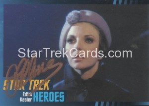 Star Trek Aftermarket Trading Card Autograph Joan Collins