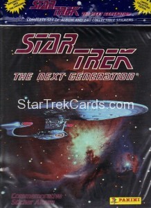 Star Trek The Next Generation Stickers Panini Baio Panini Album with Stickers