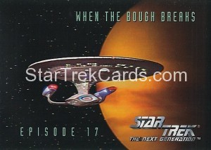 Star Trek The Next Generation Season One Trading Card 58