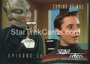 Star Trek The Next Generation Season One Trading Card 64