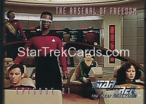 Star Trek The Next Generation Season One Trading Card 71