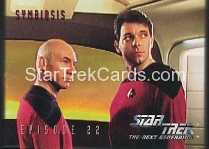 Star Trek The Next Generation Season One Trading Card 73
