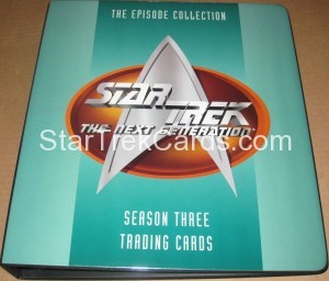 Star Trek The Next Generation Season Three Trading Card Binder