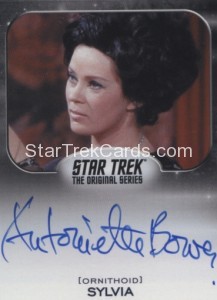 Star Trek Aliens Autograph Antoinette Bower