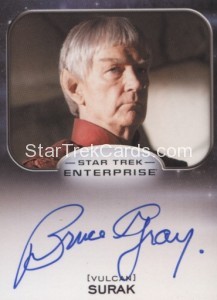 Star Trek Aliens Autograph Bruce Gray