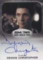 Star Trek Aliens Autograph Dennis Christopher Vorta