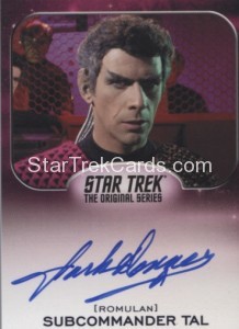 Star Trek Aliens Autograph Jack Donner