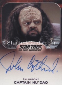 Star Trek Aliens Autograph John Cothran Jr