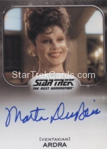Star Trek Aliens Autograph Marta Dubois