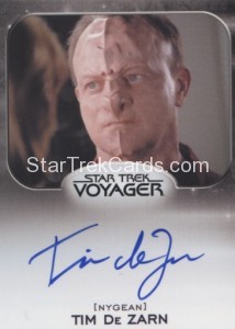 Star Trek Aliens Autograph Tim De Zarn
