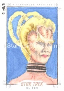 Star Trek Aliens Eric Van Elslande Sketch Card Alternate