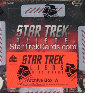 Star Trek Aliens Trading Card Archive Box A