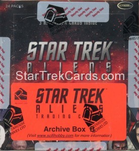 Star Trek Aliens Trading Card Archive Box B