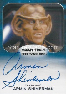 Star Trek Aliens Trading Card Autograph Armin Shimerman