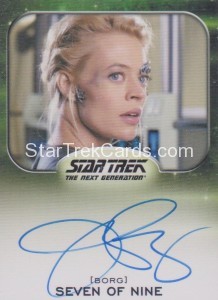 Star Trek Aliens Trading Card Autograph Jeri Ryan