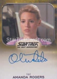 Star Trek Aliens Trading Card Autograph Olivia dAbo