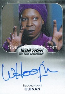 Star Trek Aliens Trading Card Autograph Whoopi Goldberg