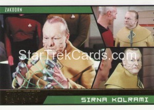 Star Trek Aliens Trading Card Gold Parallel Base 17