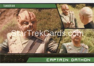 Star Trek Aliens Trading Card Gold Parallel Base 23