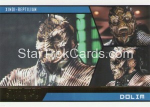 Star Trek Aliens Trading Card Gold Parallel Base 67