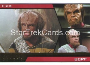 Star Trek Aliens Trading Card Gold Parallel Base 92
