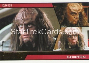 Star Trek Aliens Trading Card Gold Parallel Base 98