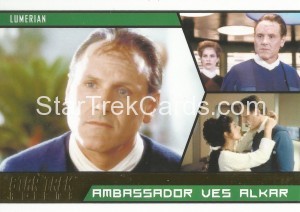 Star Trek Aliens Trading Card Parallel Gold 21