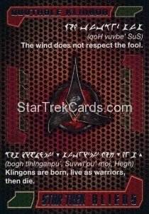 Star Trek Aliens Trading Card Q2