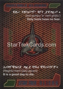 Star Trek Aliens Trading Card Q8