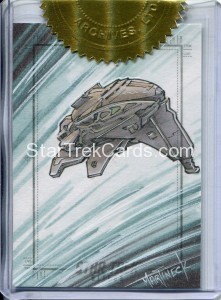 Star Trek Aliens Warren Martineck Sketch Card Alternate