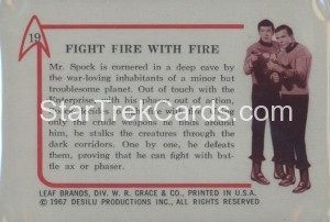 Star Trek Leaf Trading Card 19 Back