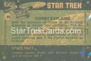 Star Trek ABC Trading Card 46 Back