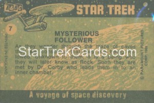 Star Trek ABC Trading Card 7 Back