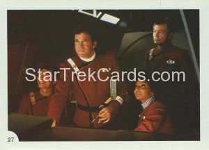 Star Trek II The Wrath of Khan FTCC Trading Card 27