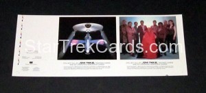 Star Trek III The Search for Spock Trading Card Uncut Promo Sheet