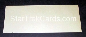 Star Trek III The Search for Spock Trading Card Uncut Promo Sheet Back