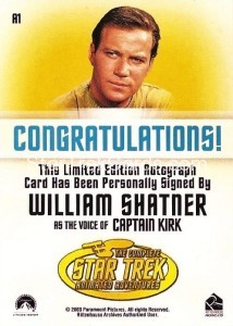 The Complete Star Trek Animated Adventures Trading Card A1 Back