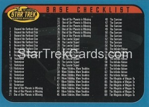 The Complete Star Trek Animated Adventures Trading Card C1