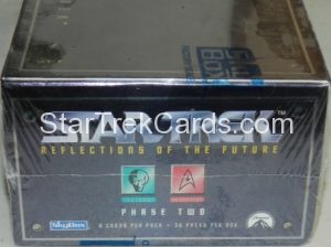 30 Years of Star Trek Reflections of the Future Phase Two Trading Card Box Alternate