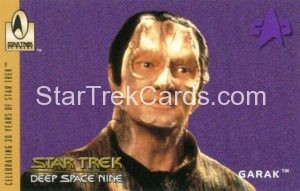 Celebrating 30 Years of Star Trek Action Figure Cards Garak